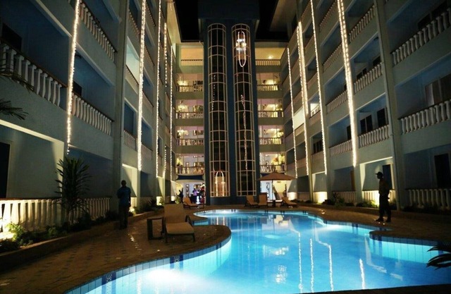 Modern Beach Studio Apartment with Air-conditioned and a Balcony