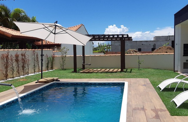 Modern condominium with swimming pool