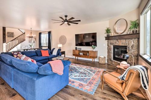Modern Flagstaff Retreat with Fire Pit and EV Charger!