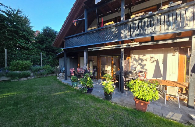 Modern furnished vacation apartment Casa Karin with terrace, garden and sauna