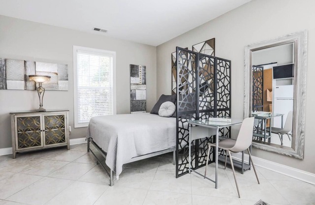 Modern Gray Studio Steps to Pool Myrtle Beach SC