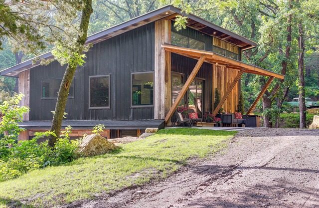 Modern Louisville Home on 3 Acres w/Gas Fire Pit!