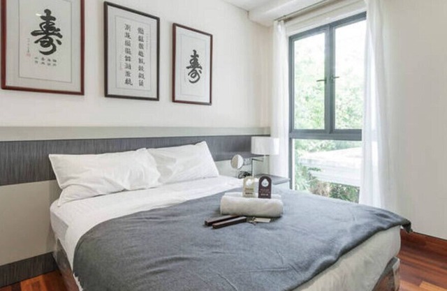 Modern private studio room EZS-4 with shared pool in bungalow