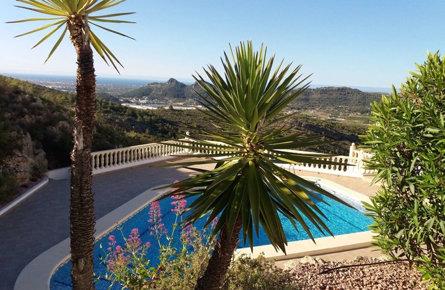 Modern two bedroom home with spectacular views and stunning pool.