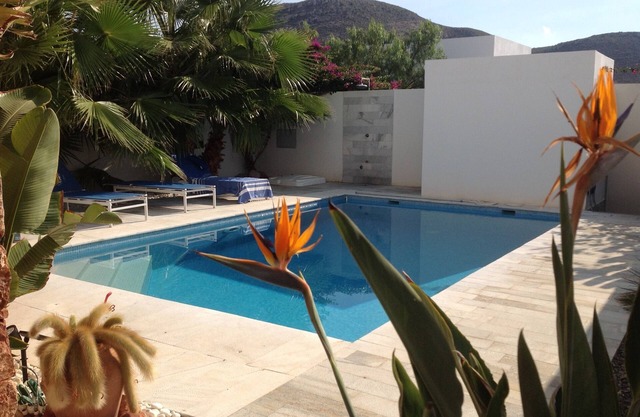Modern villa with wifi private pool 300 m from the beach in Las Negras