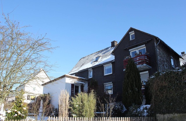 Modernes Appartement in Usseln mit Terrasse