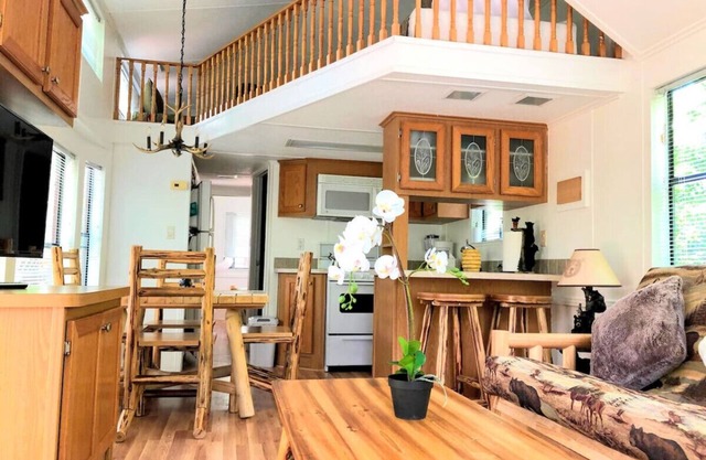 Mountain Views Cabin with Loft WiFi Pets Casino Fire pit Tesla Charger
