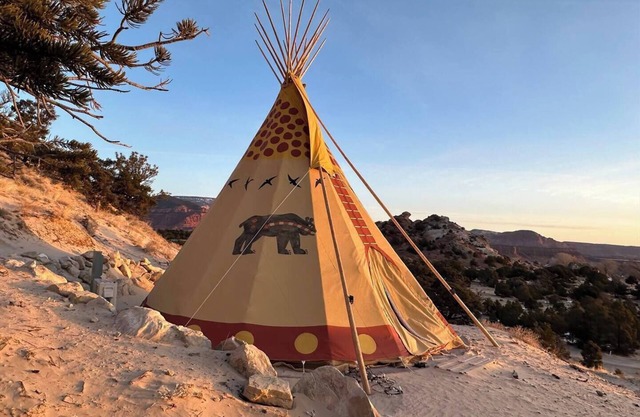 Native American Bear Tipi