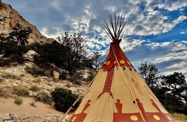 Native American Bison Tipi