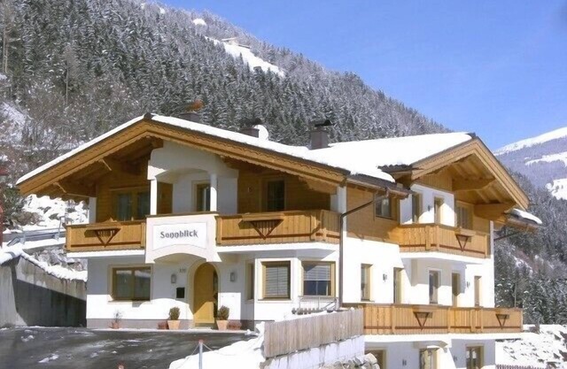 new built cottage on a sunny hill