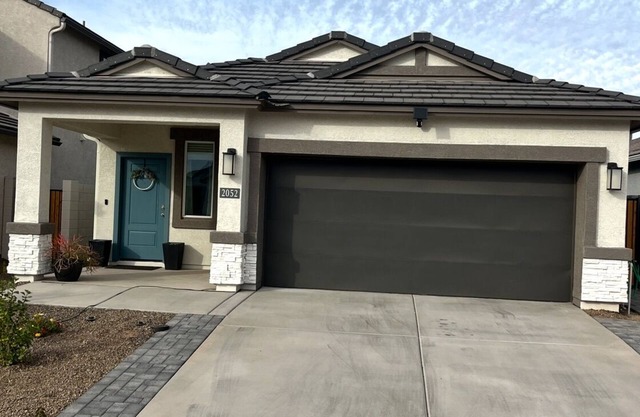 New house in a quiet neighborhood.