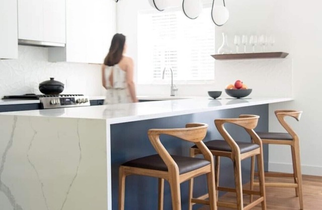 Newly built, light soaked designer Ann Arbor home.