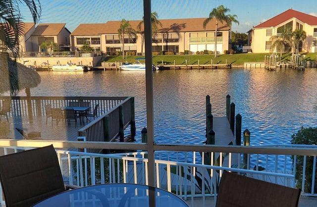 Newly updated 2/25 2-bedroom 2 bath condo with 3 steps to the Pool in Cape Coral