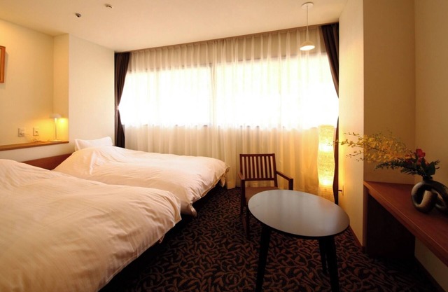 Nonsmoking room Twin bedroom View of the cit/Gero Gifu