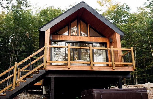Nordic House - Glamping Cabin w Hot Tub, Sauna, Cold Plunge + Waterfront w Dock