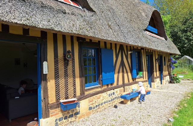Norman cottage in the countryside between Lisieux and Honfleur