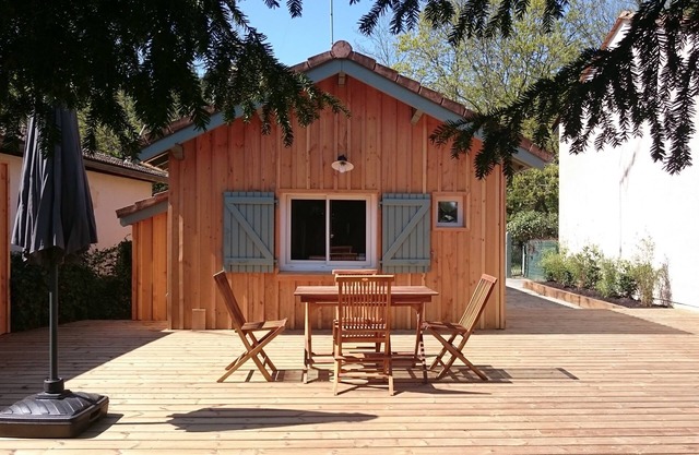 Ô'3 - Exterior wooden house - 150m from the Bassin beach - 50m from shops - 300m² from the garden