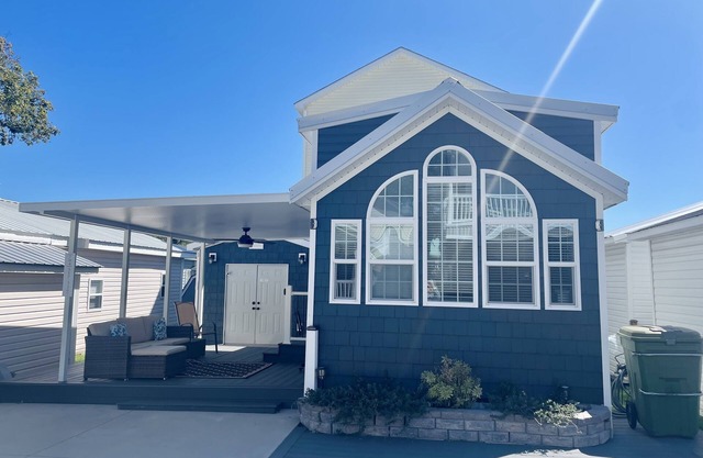 Ocean Lakes Site S33 - Unique Experience! Tiny House w/Loft & Sleeper!