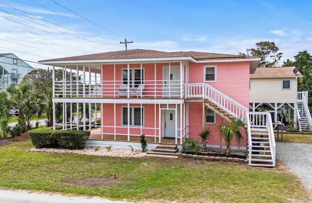 Ocean view home, steps away from the ocean