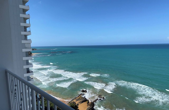 Oceanfront 1 bedroom condo Luquillo Beach Xscapes