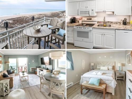 Oceanfront Oasis - Corner Balcony, Ocean Views, Full Kitchen, Steps to the Beach