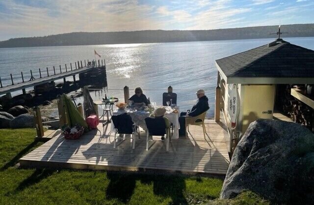 Oceanfront, One Bedroom, 700 sq. ft. , Sand Castle Suite, Prospect, Nova Scotia.