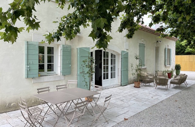 Old farmhouse with swimming pool