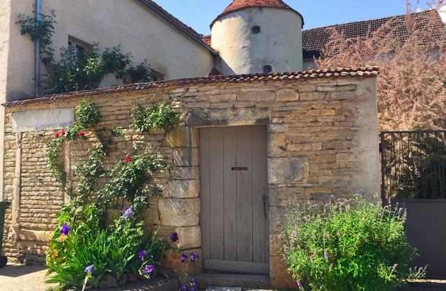 Old xve 'hôtel-dieu' in one of the hundreds more beautiful village of france.