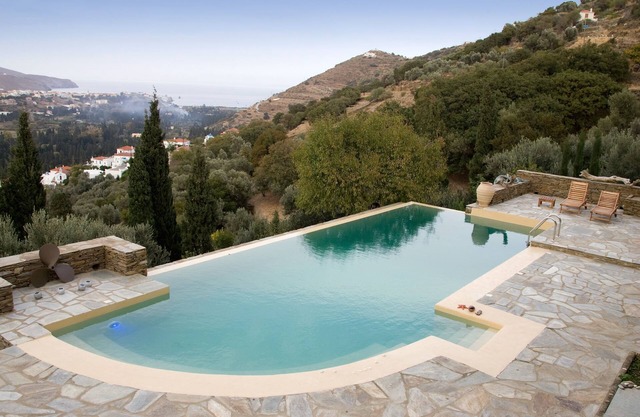 On A Lush Hill A Secluded Country Home With Infinity Pool And Endless View