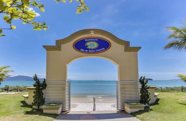 On the sea, condominium right on the sand.