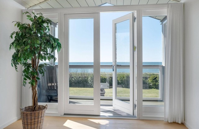 On the south coast of Lolland, this fantastic vacation home with sea views welcomes you.
