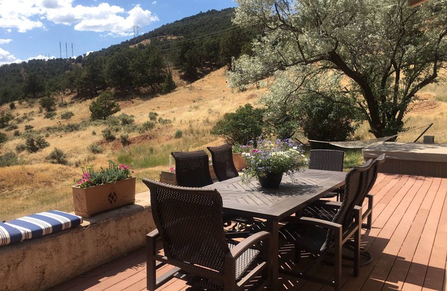 One bedroom en suite with own bath with outstanding views of the mountains