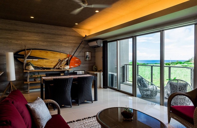 OR211 spacious living room The contrast between t - Ocean Resort Maeda Misaki 211/Kunigami-gun Okinawa