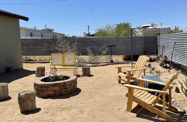 Our cute two bedroom cottage is just 6 blocks from downtown Joshua Tree!