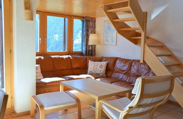 Outside : 2-storey attic flat for 8 persons, balcony with garden furniture -Inside : 90 sqm, entranc