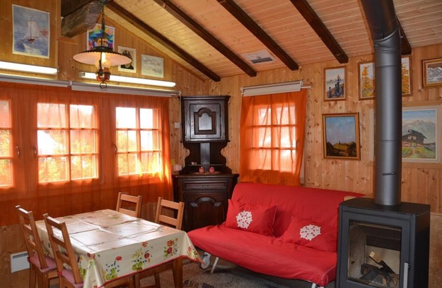 Outside : 2-storey hay rick, for 2-4 persons, balcony on 3 sides upstairs and beautiful terrace with