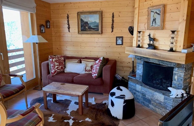 Outside : apartment for 5 persons, terrace with garden furniture, very nice panoramic view from the