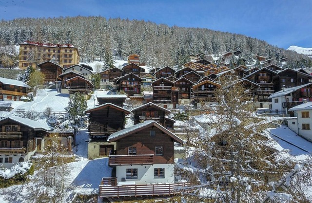 Outside : chalet for 6 persons, balcony, grass terrace -Inside : 110 sqm, livng with a fire place, d
