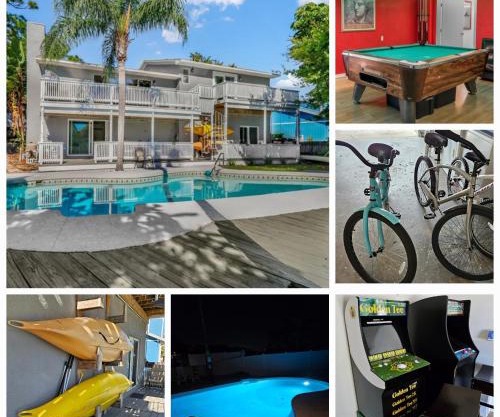 Palm Harbor Waterfront with pool & Game room