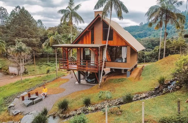 Palmen Haus chalet with hot tub