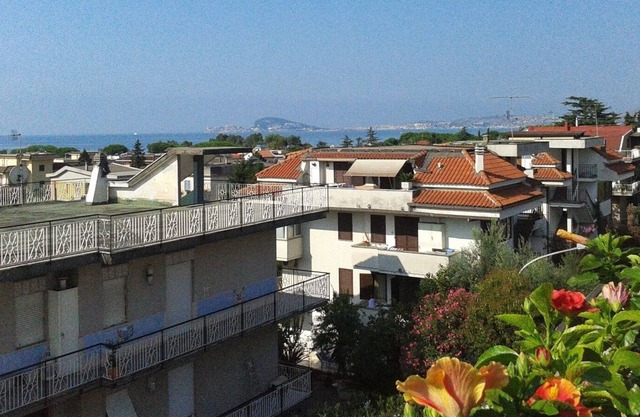 Panoramic attic between Naples and Rome near the sea
