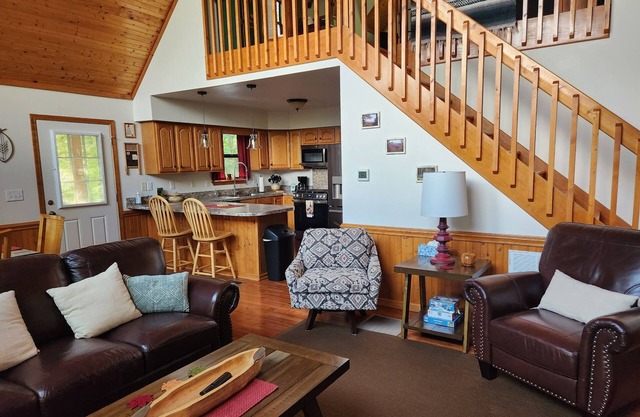 Panoramic views of the Smoky Mountains, near Blue Ridge Parkway and Bryson City