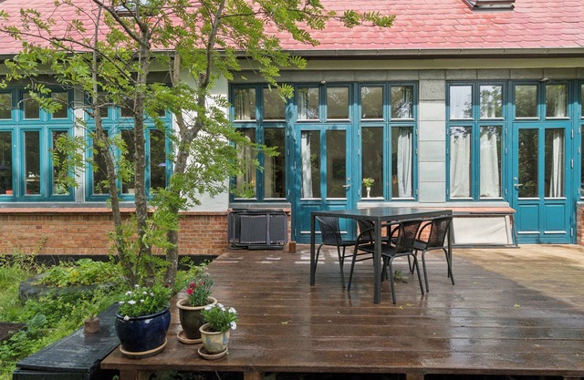 Part of a closed-down village school.