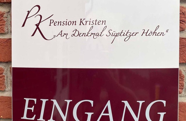 Pension and vacation apartment Kristen Am Denkmal Süptitzer Höhen - Holiday apartment