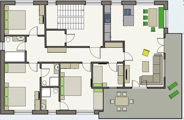 Penthouse apartment, 4 bedrooms, 3 bathrooms - APART deluxe am Wilden Kaiser