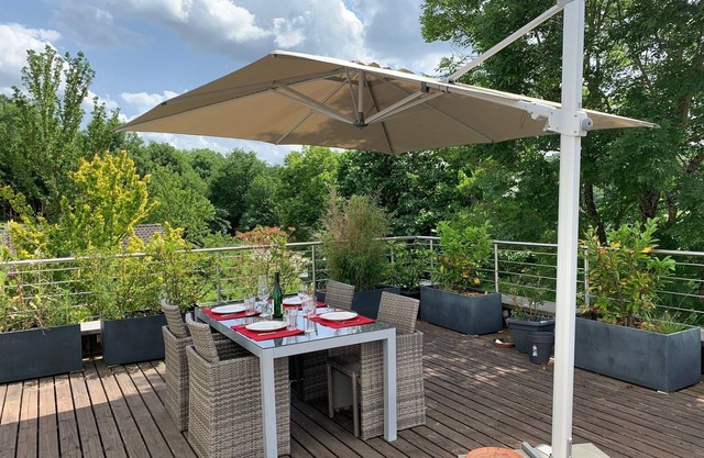 Penthouse Trier mit Großer Dachterrasse und Aussicht Über Trier