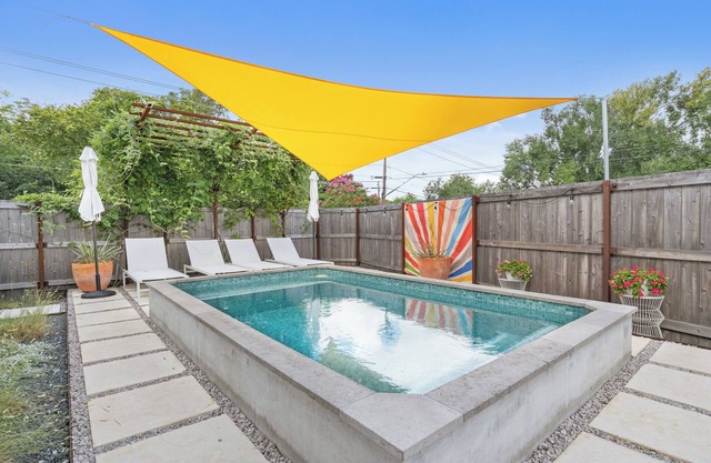 Perfect Bungalow Oasis w/Heated Pool in – Just Steps from South Congress!