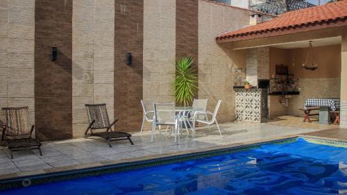 Piscina Aquecida, Ar Cond, Área Gourmet, Bilhar, Wi-Fi