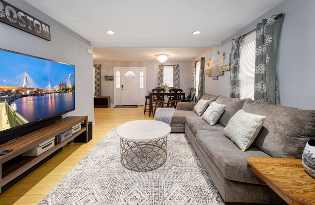 Pleasantly comfortable suburban home for up to 8