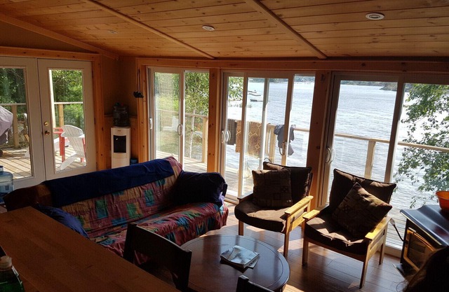 Pointe Au Baril Island Property with southwest exposure